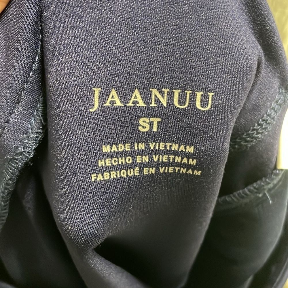 Jaanuu NWT Scrub Navy Legging Pants Size Small Tall - Picture 4 of 13
